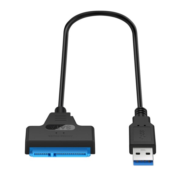 Cabo adaptador de disco rígido SATA de 2,5 polegadas SSD Hard Drive Player Cabo de dados em nuvem SATA para USB 3.0 Linha Easy Drive - Image 2