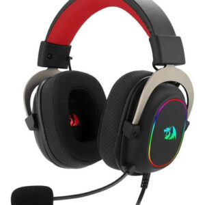 Fone de Ouvido Gamer Redragon Zeus X H510-RGB Preto com Luz RGB LED