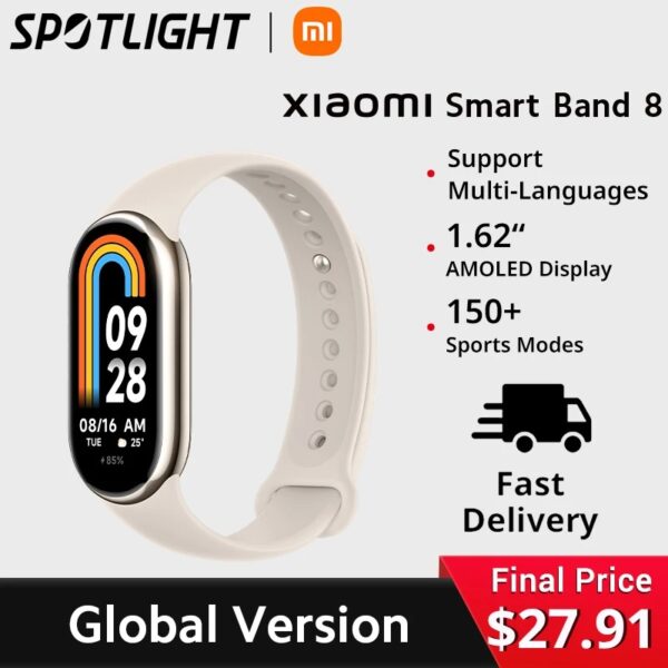 Smart Band 8 Monitor de Oxigênio Sanguíneo 1.62 Tela AMOLED - Image 2