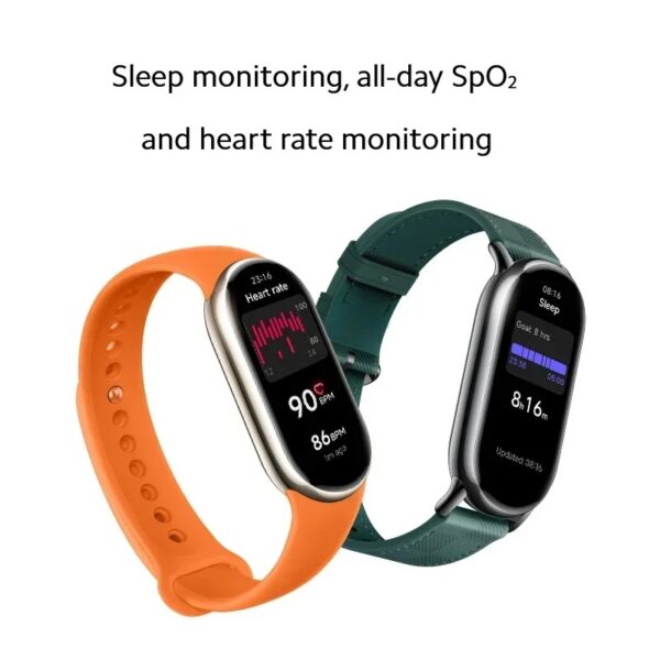 Smart Band 8 Monitor de Oxigênio Sanguíneo 1.62 Tela AMOLED